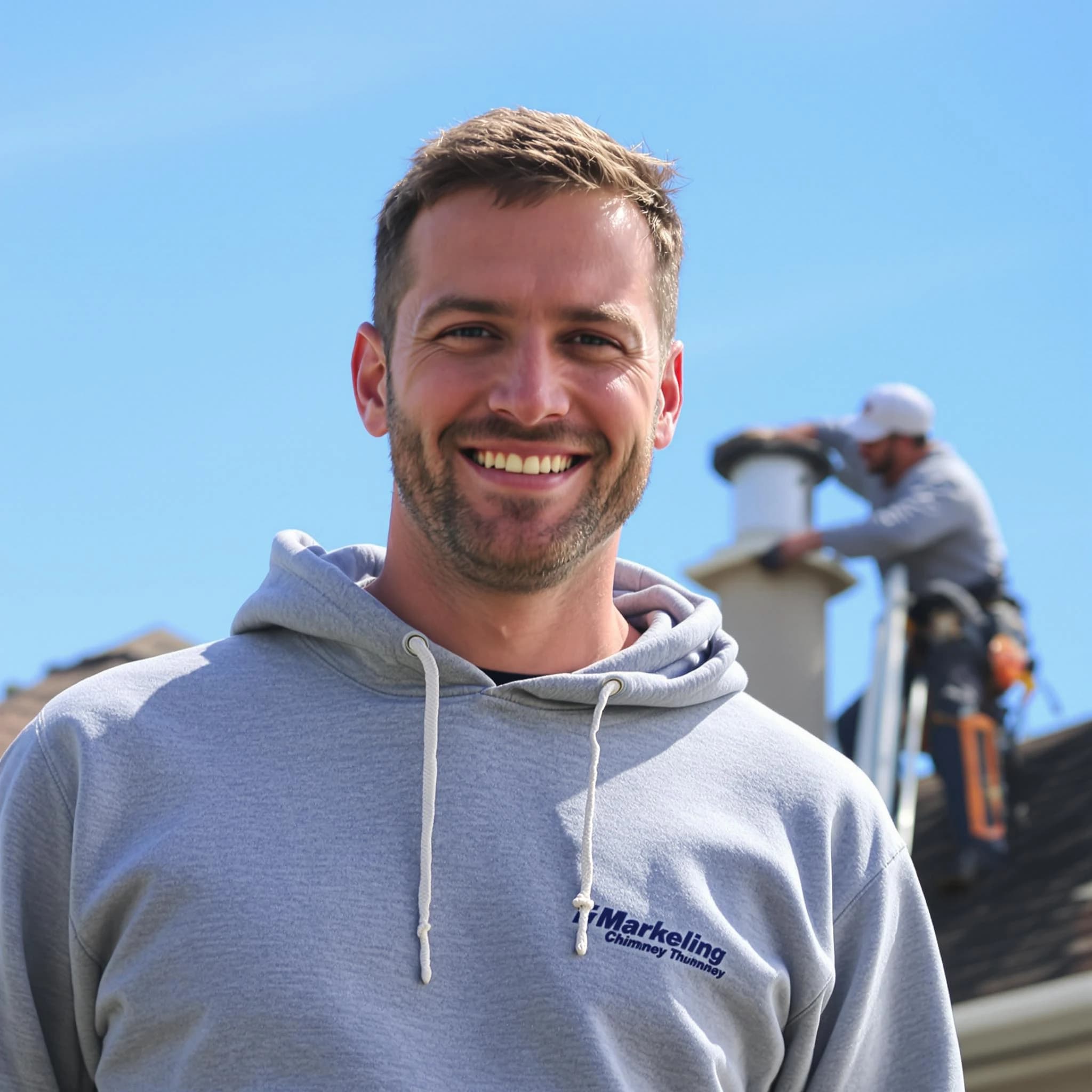 The Forest Park Chimney Sweep team.