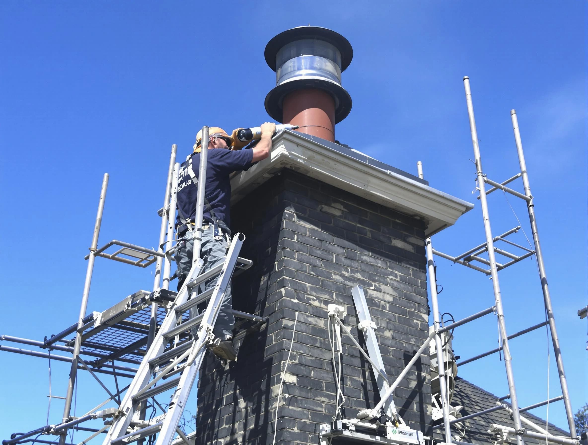 Sturdy chimney crown finished by Forest Park Chimney Sweep in Forest Park, GA