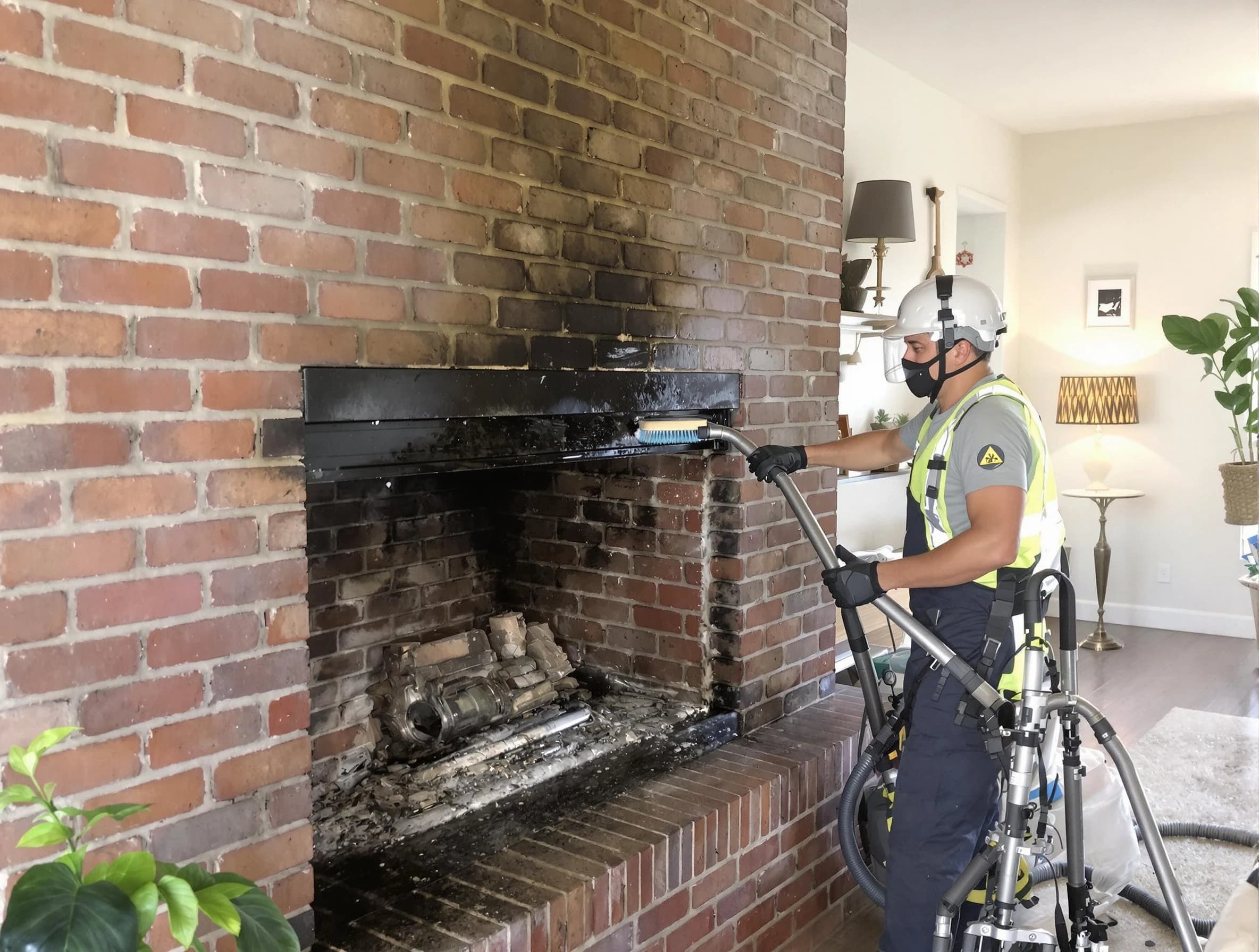Forest Park Chimney Sweep providing fireplace cleaning services in Forest Park, GA