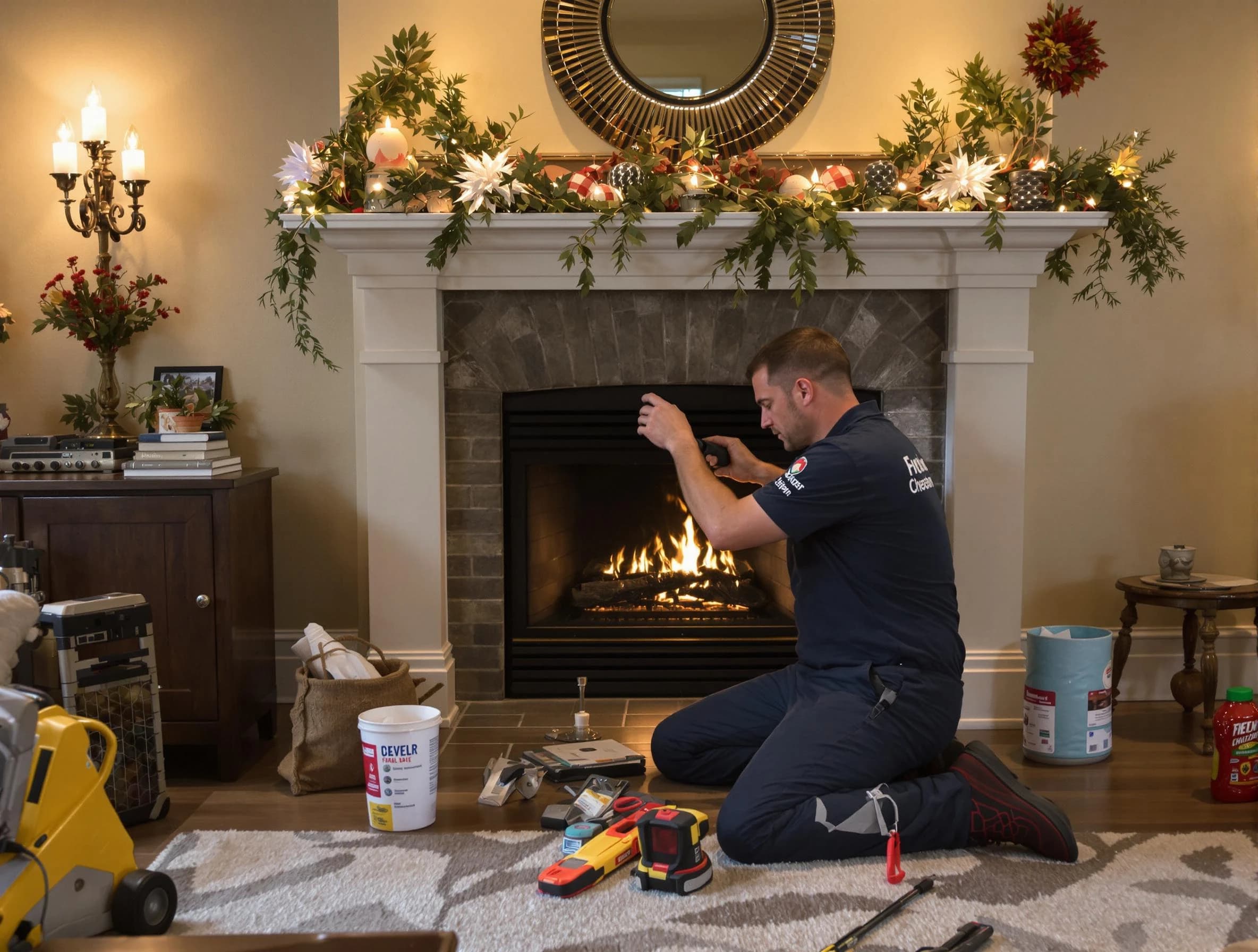 Forest Park Chimney Sweep offering fireplace maintenance services in Forest Park, GA
