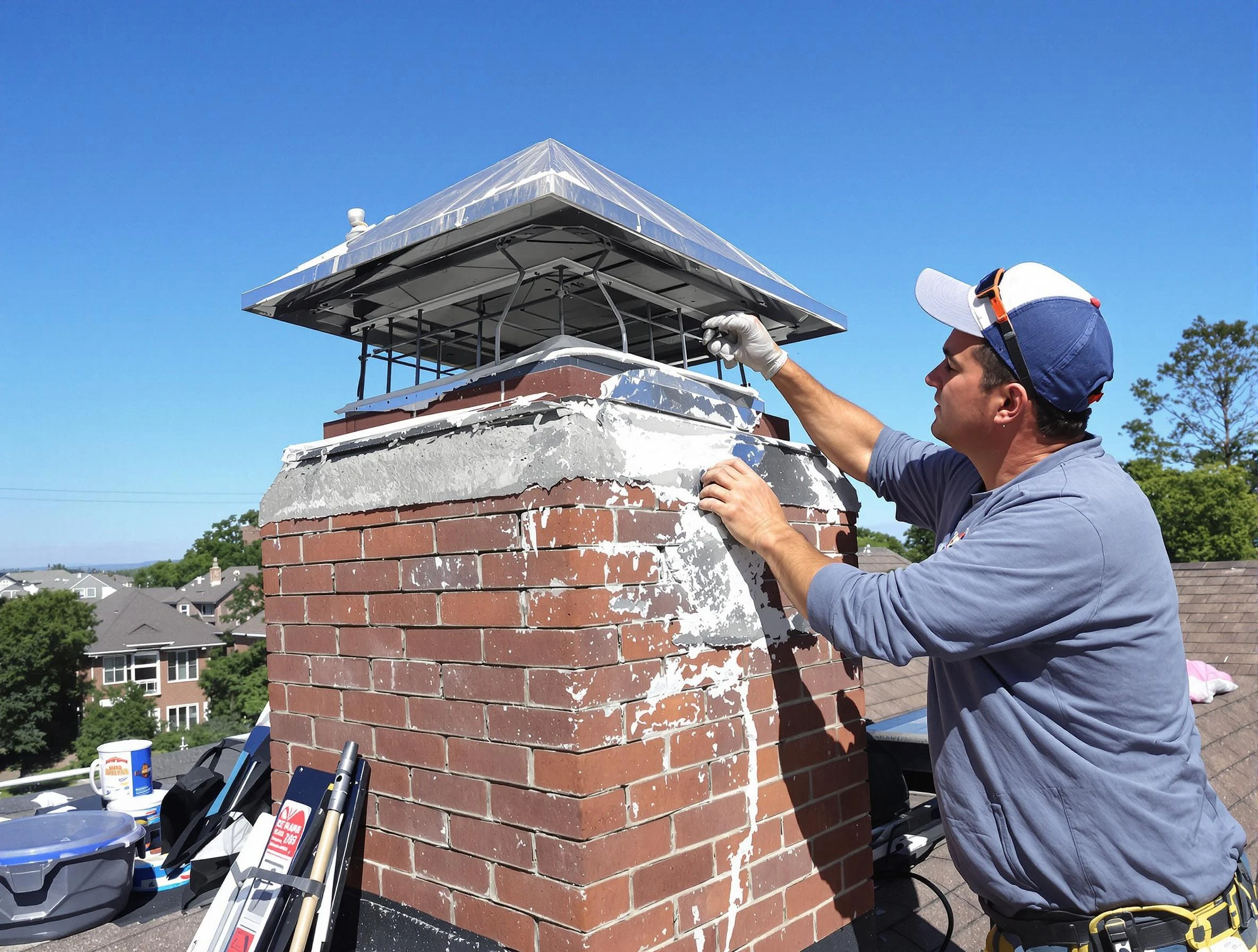 Chimney Crown Services service in Forest Park, GA