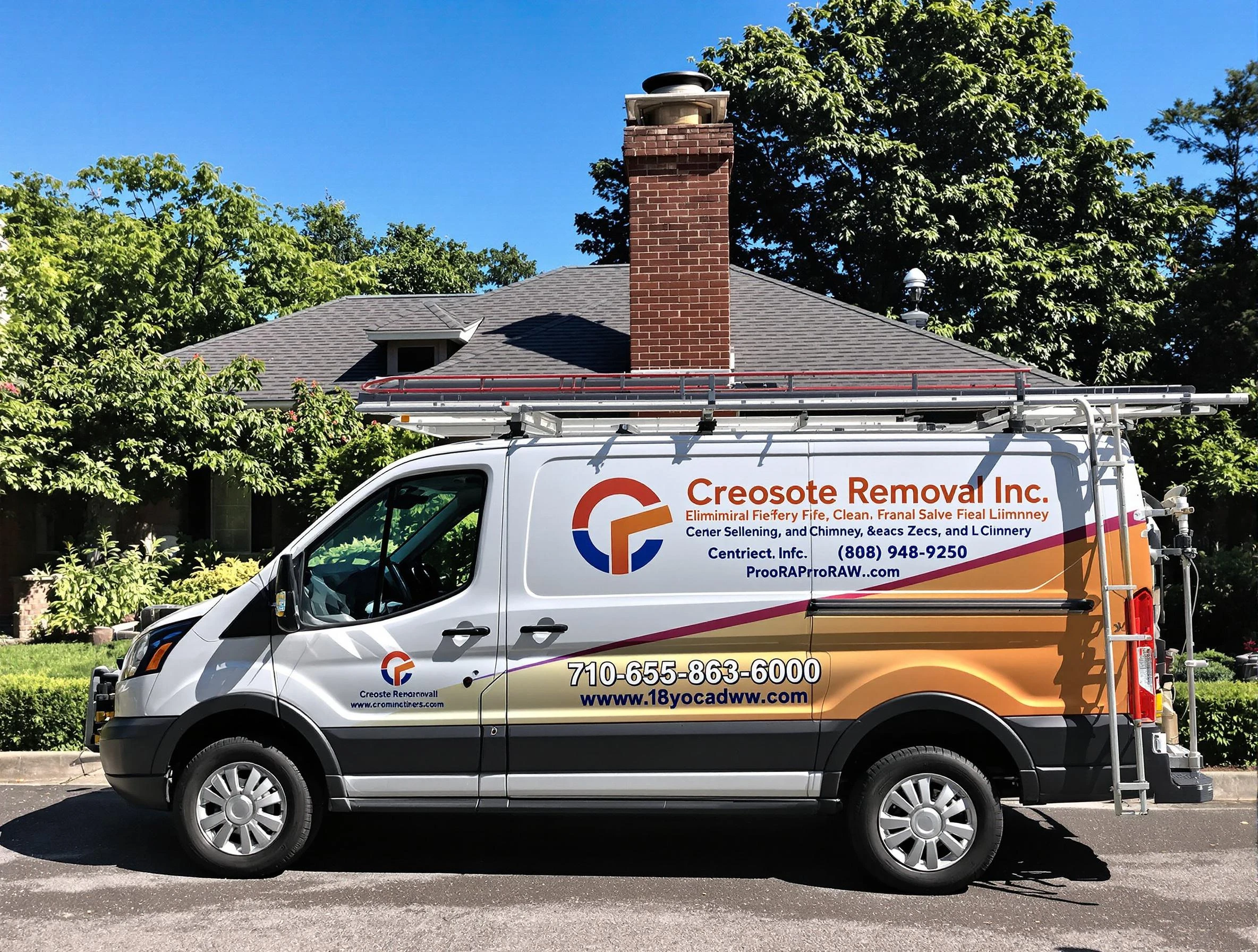 Forest Park Chimney Sweep technician removing creosote safely in Forest Park, GA